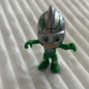 Green Gekko Action Figure - Green and Silver - Turbo Blast Racer - PJ Masks